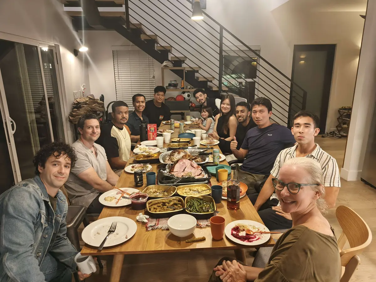 Dinner at 2025 Friendsgiving